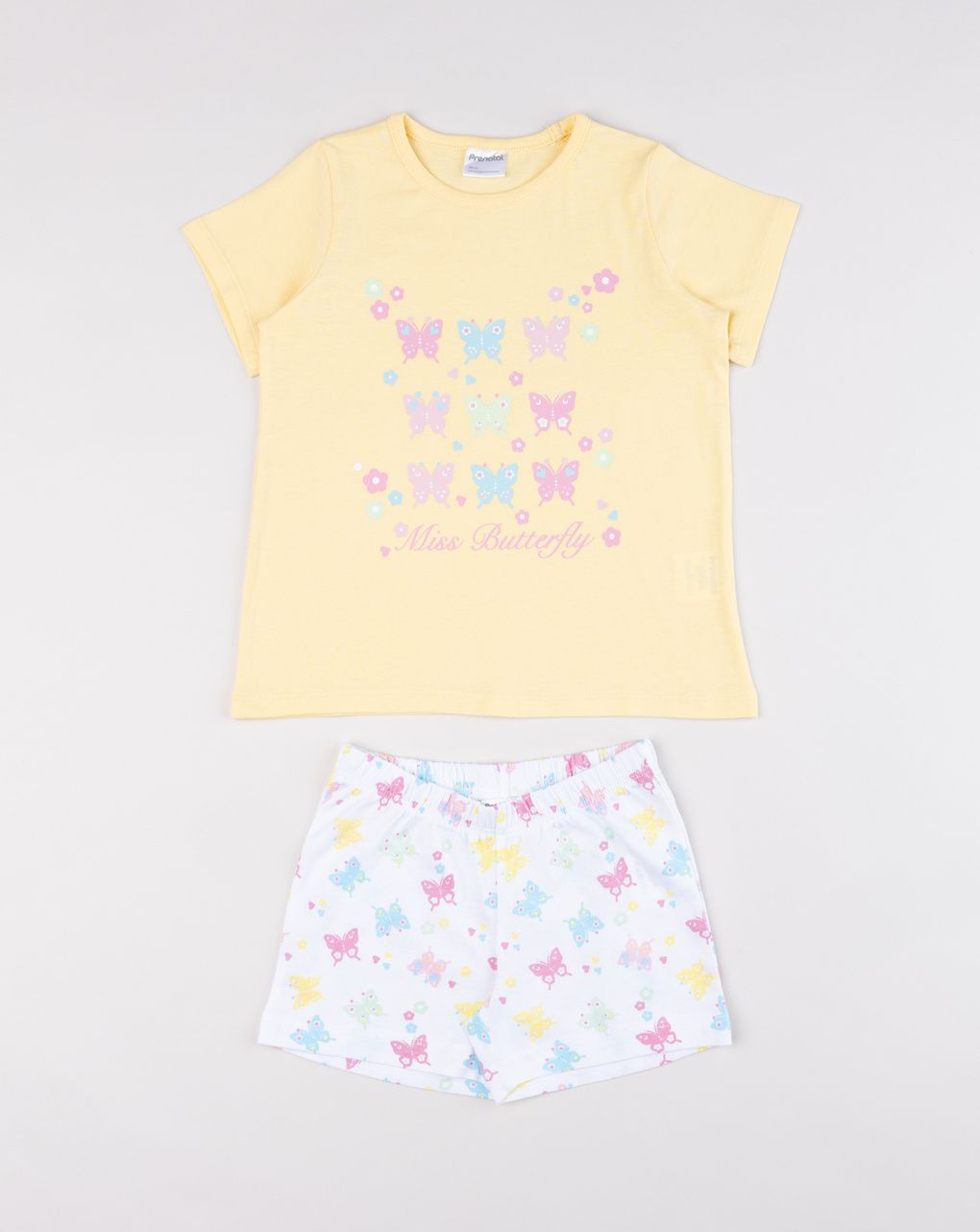 Pigiama due pezzi estivo "miss butterfly" bambina