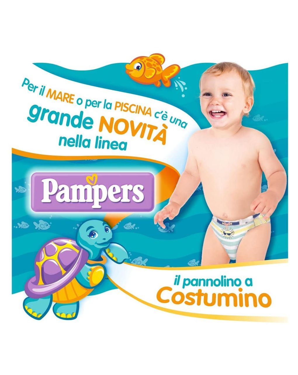 Pampers costumino 5/6 x10 pezzi