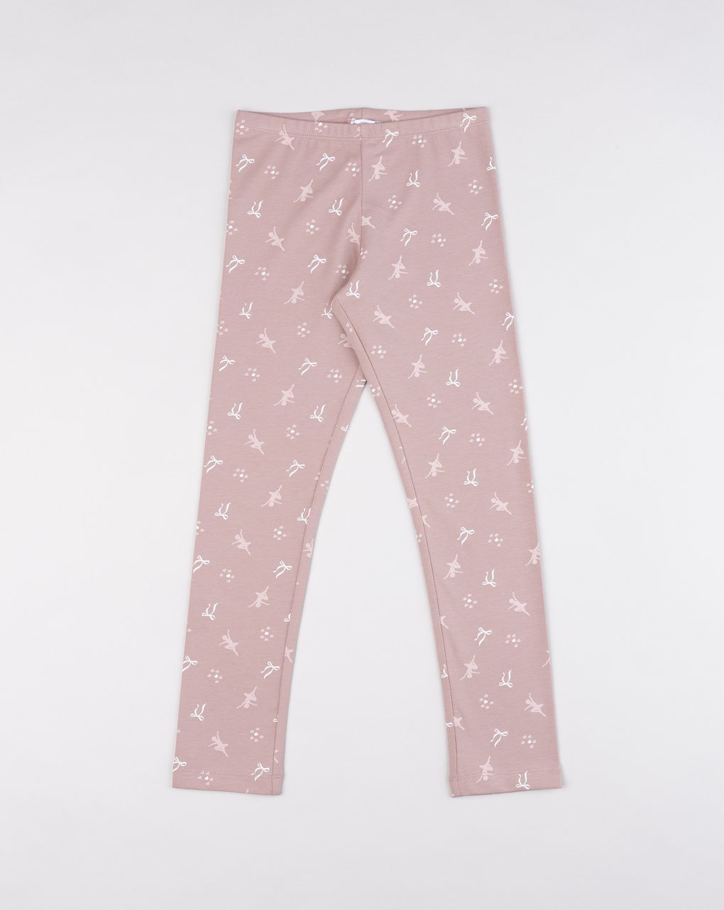 Legging leggeri bambina rosa ballerine