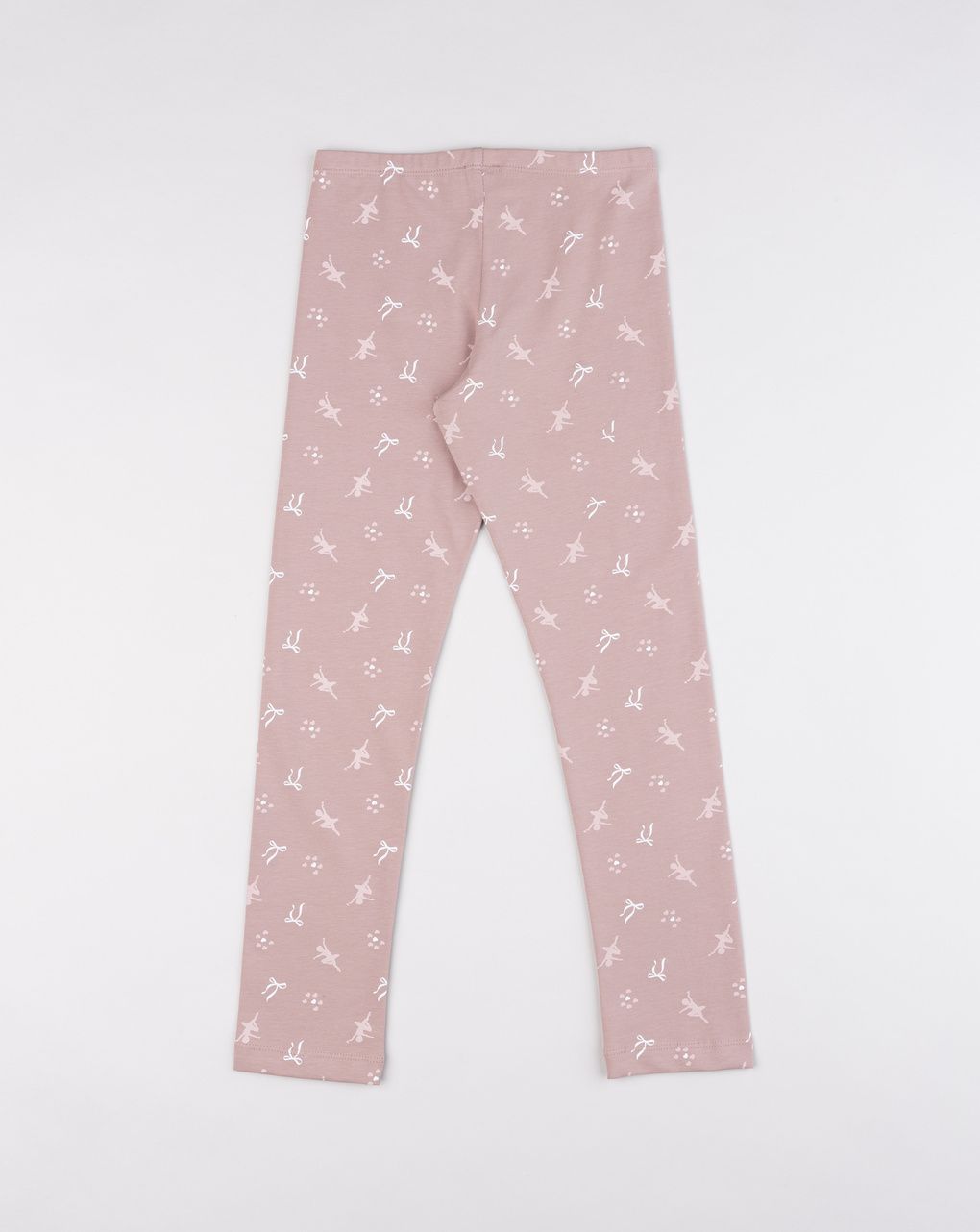 Legging leggeri bambina rosa ballerine