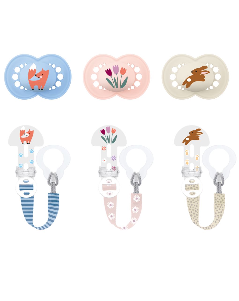 Combi pack succhietto original 16+ mesi + clip it! colori assortiti - mam