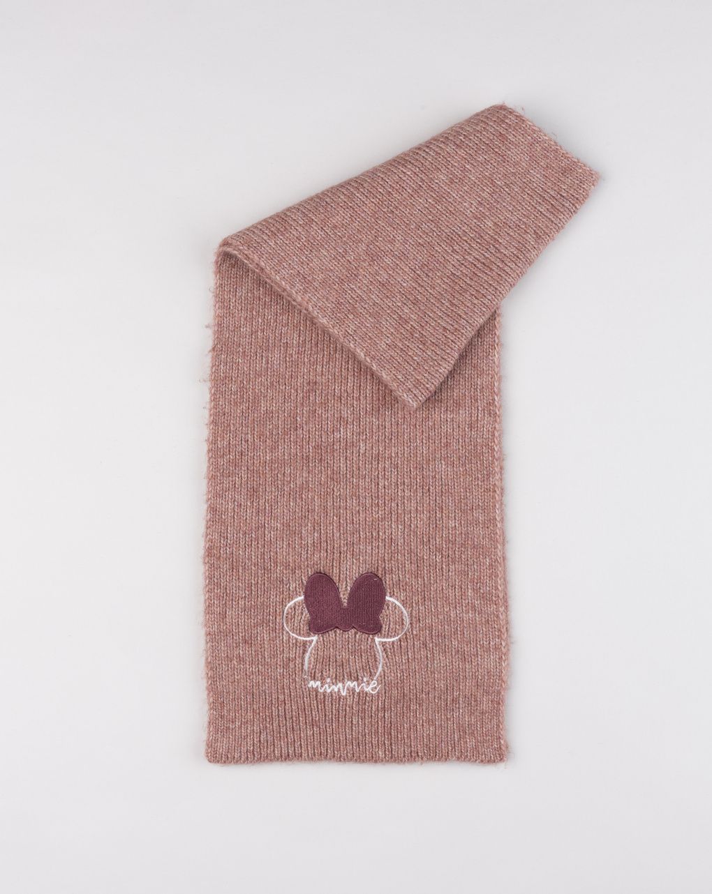 Sciarpa da bambina minnie mouse rosa scuro