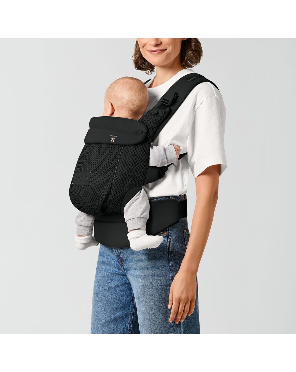 Pack xl trio balios s lux moon black, base g3, parapioggia nav/pass, amya magic black - cybex