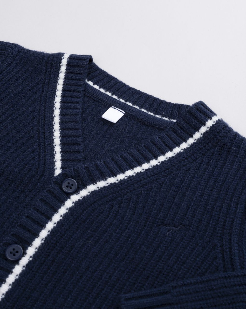 Cardigan tricot blu da bambino