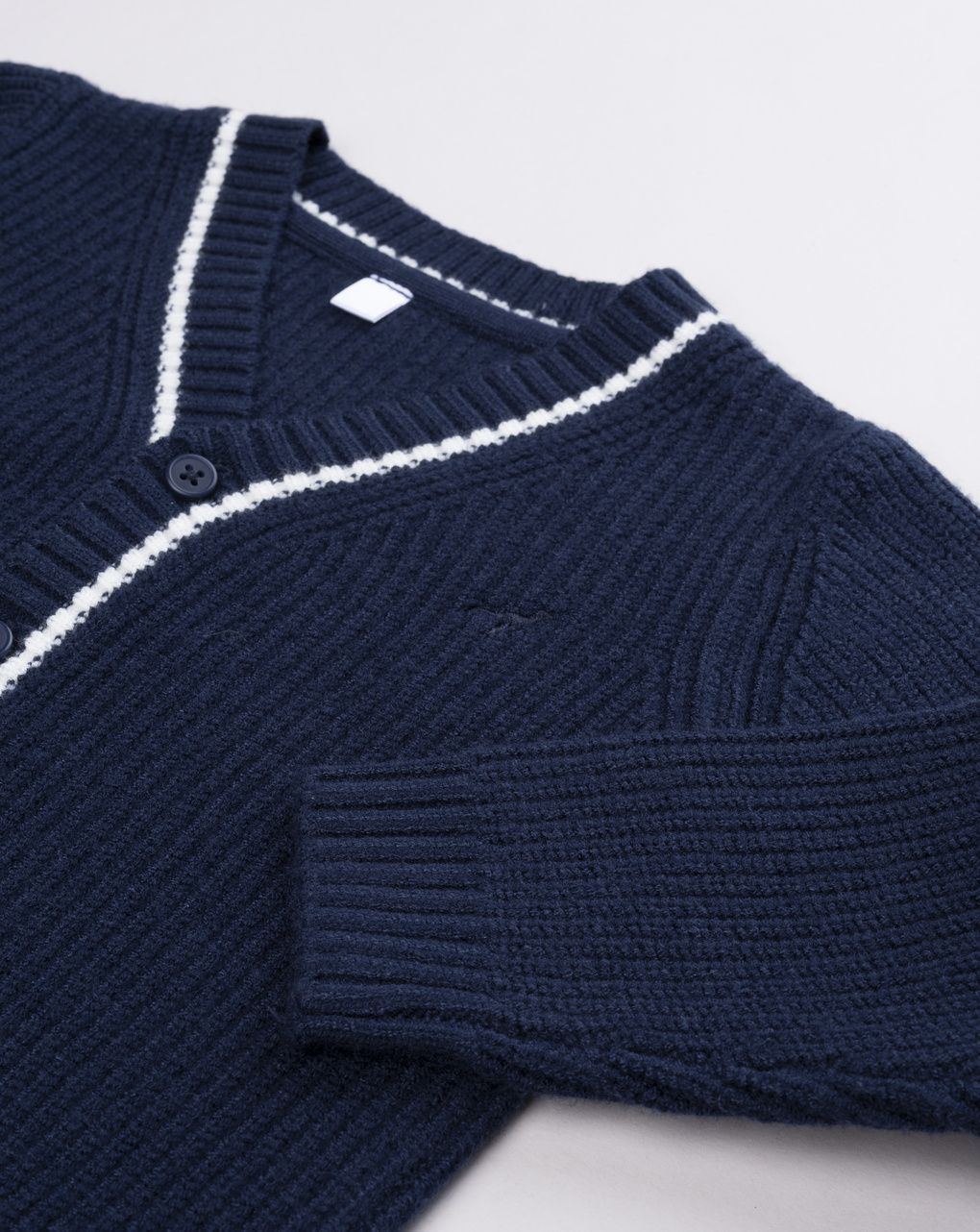 Cardigan tricot blu da bambino