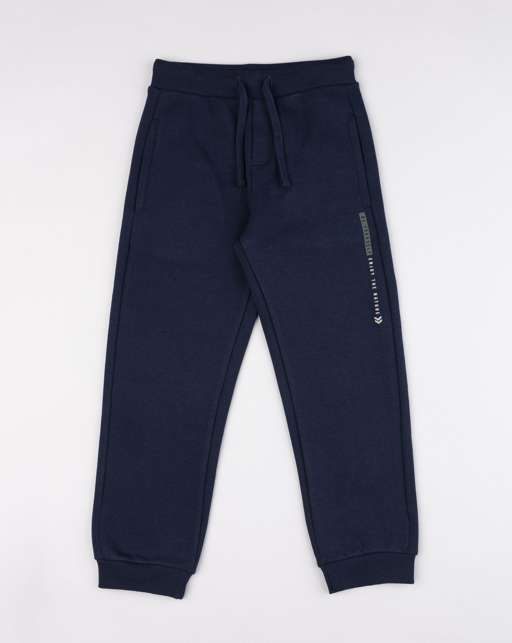 Pantalone felpato bambino blu notte