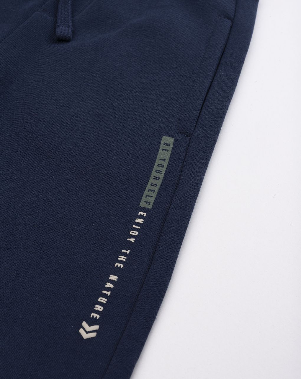 Pantalone felpato bambino blu notte