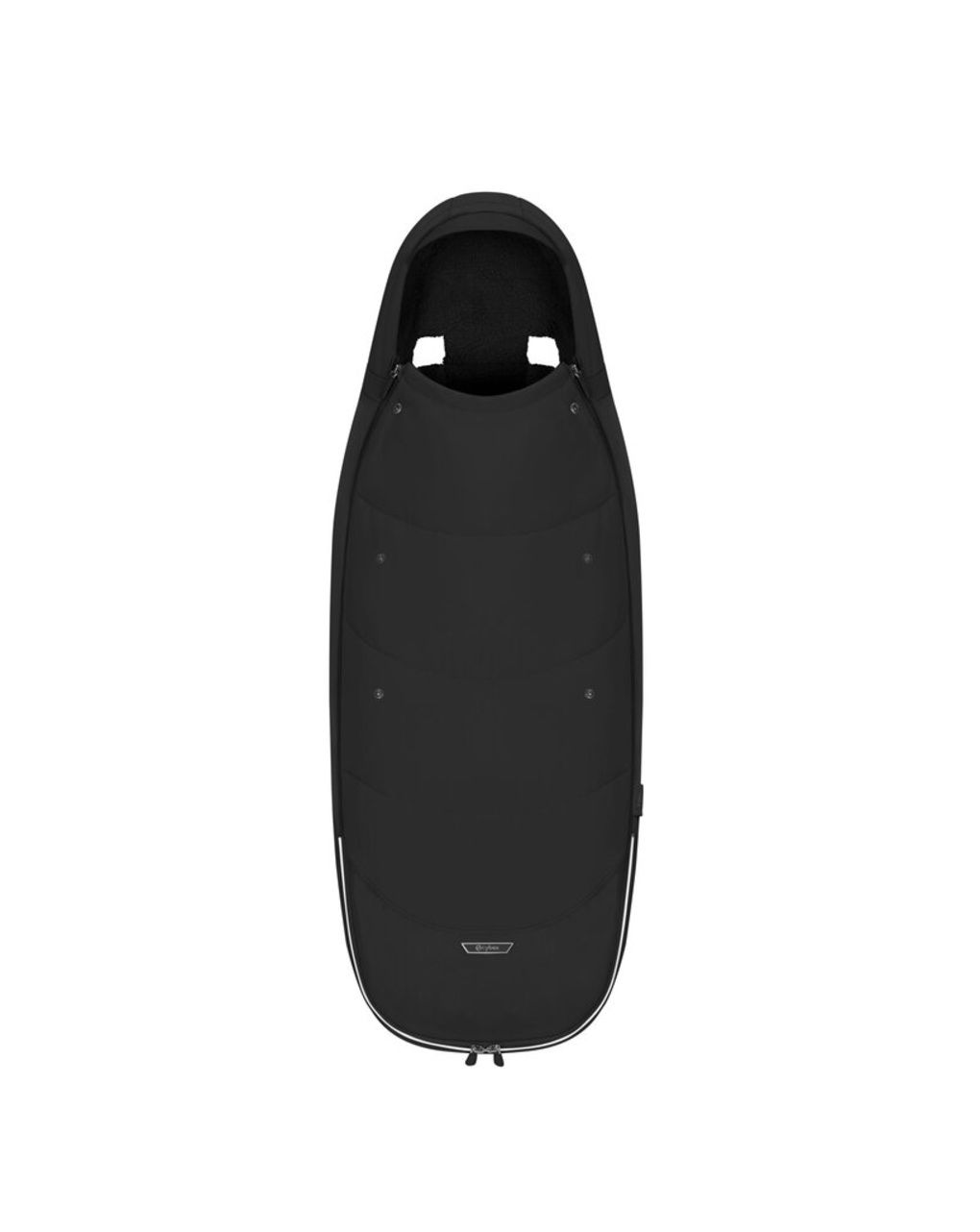 Sacco coprigame platinum footmuff sepia black - cybex platinum