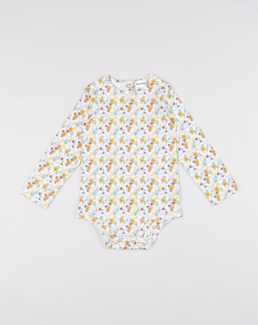 Body bimba fiori allover