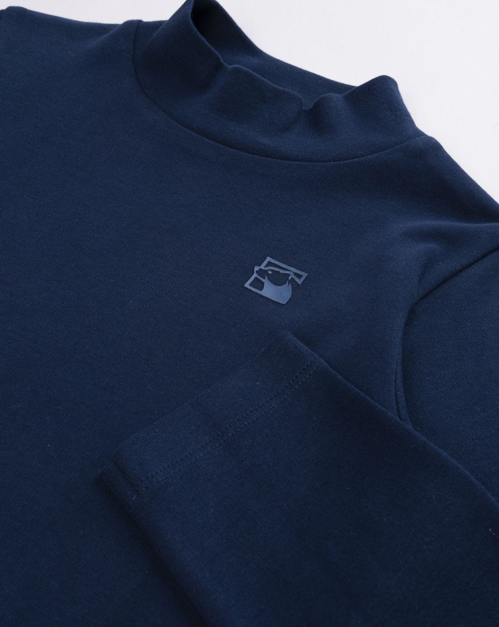 Lupetto da bambino con patch total blu
