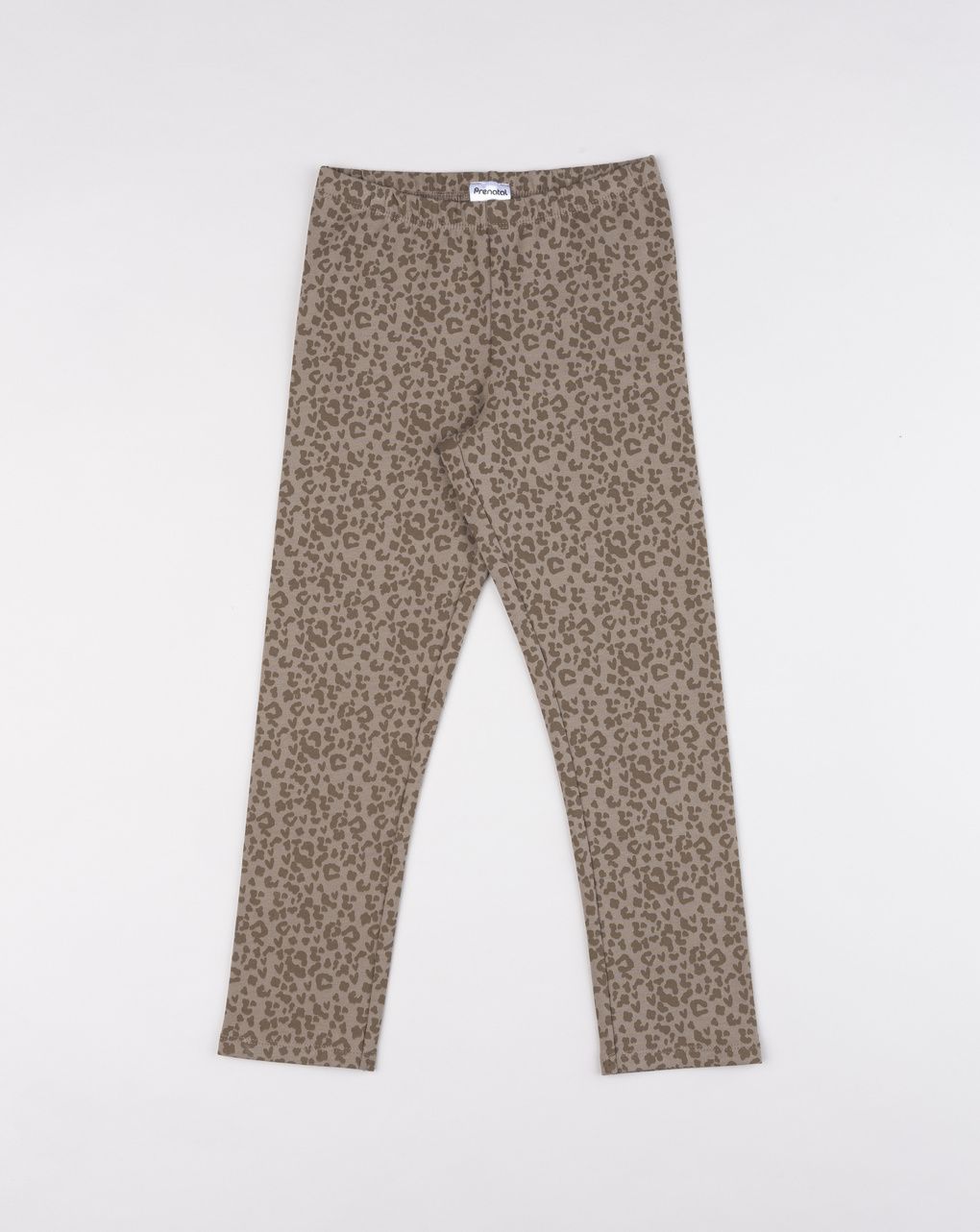 Legging bambina marrone maculato