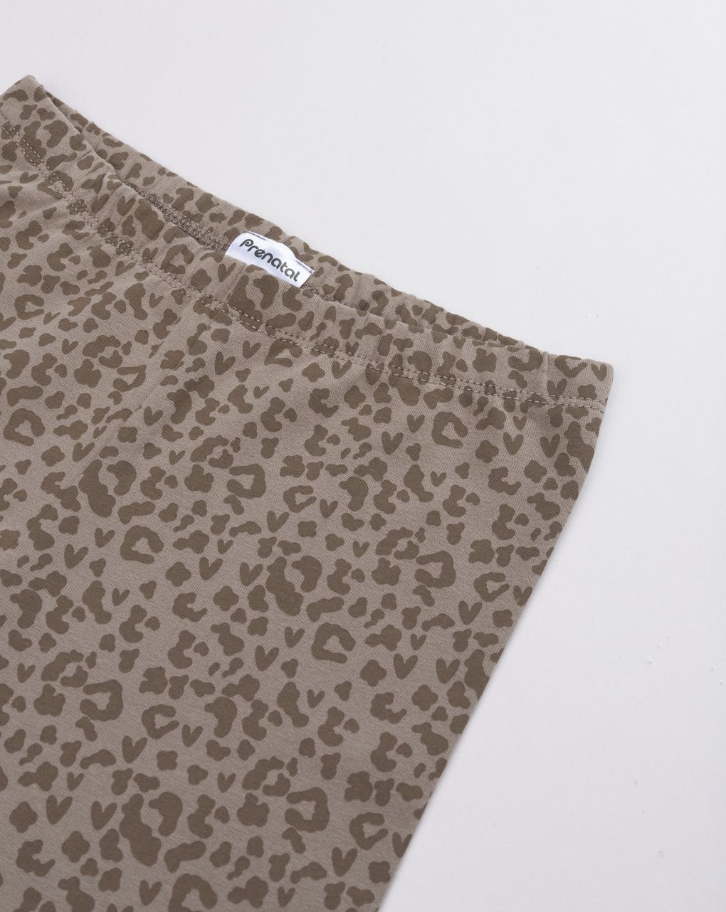 Legging bambina marrone maculato
