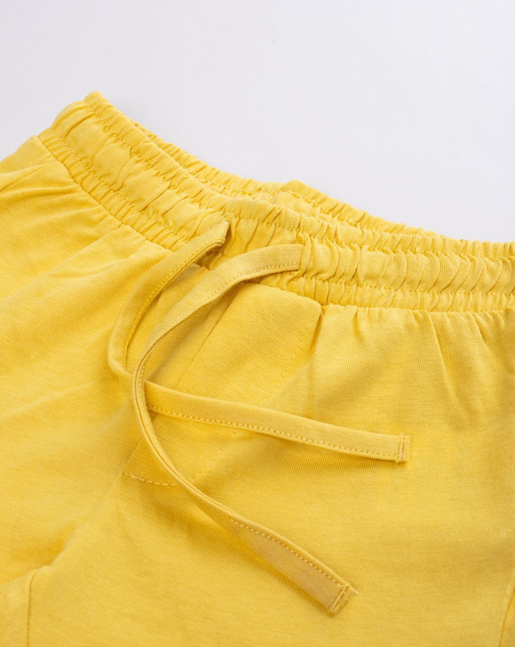 Pantaloncini bimbo in jersey giallo