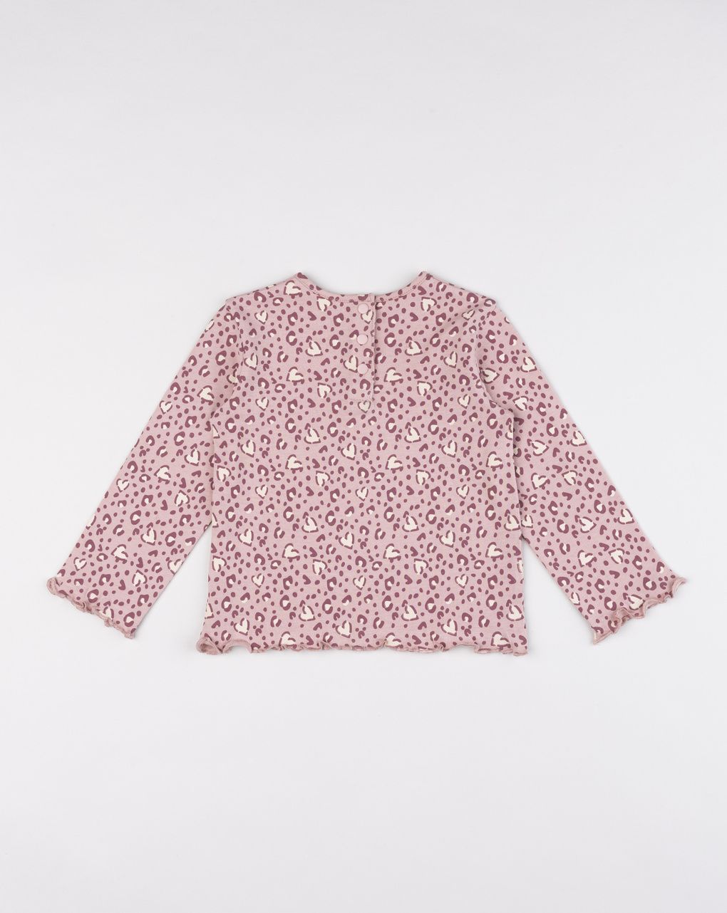 T-shirt bimba rosa stampata