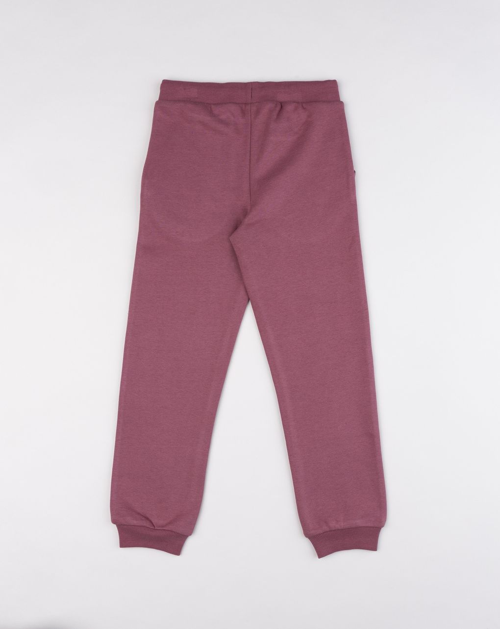 Pantalone in felpa bambina bordeaux orsetto