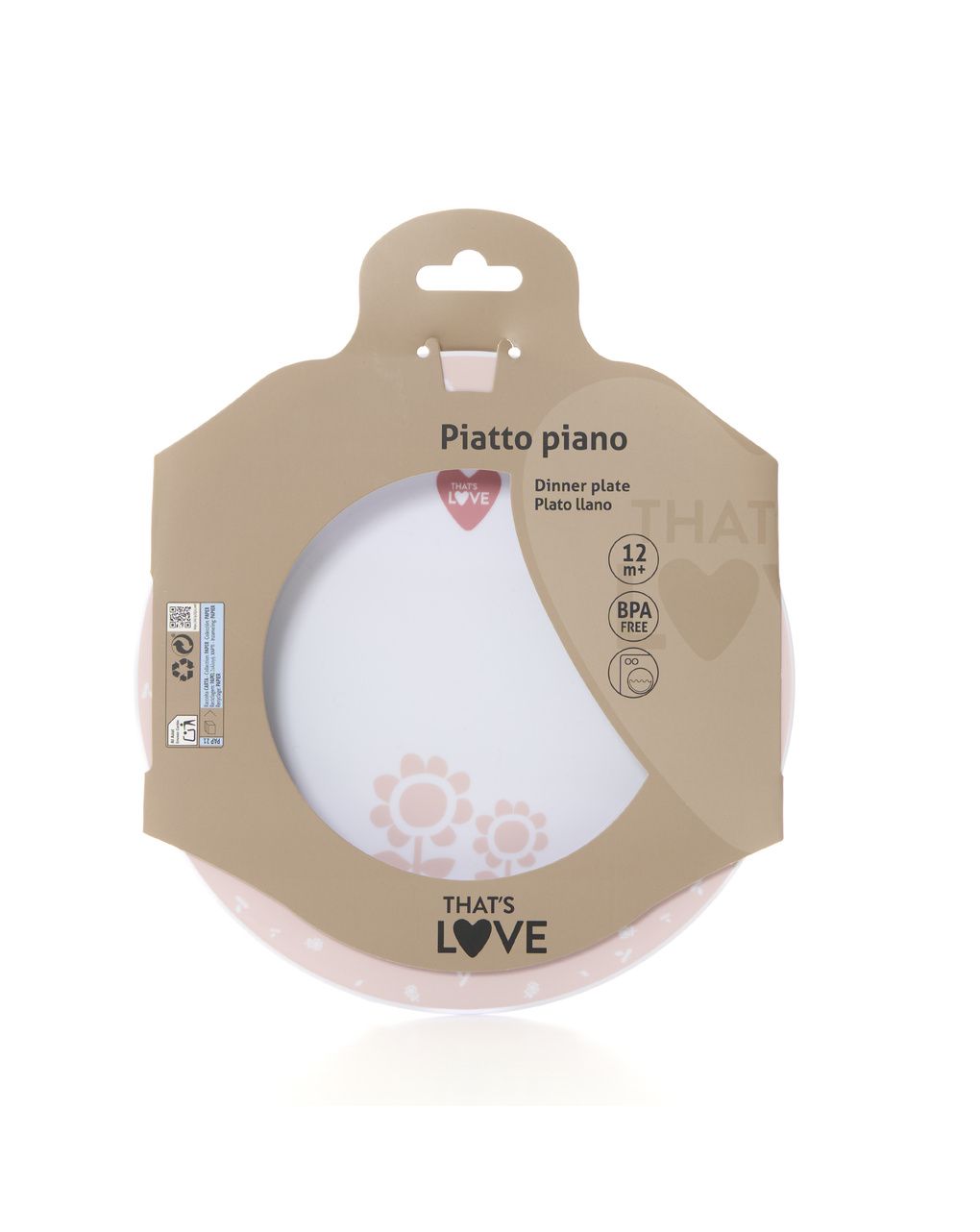 Piatto piano flower - that's love
