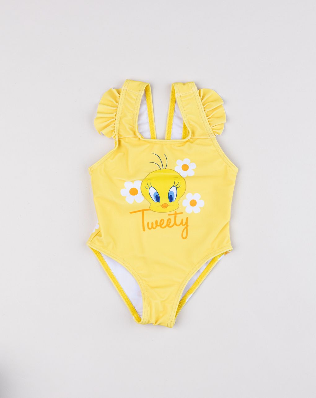 Costume intero bimba tweety con volant
