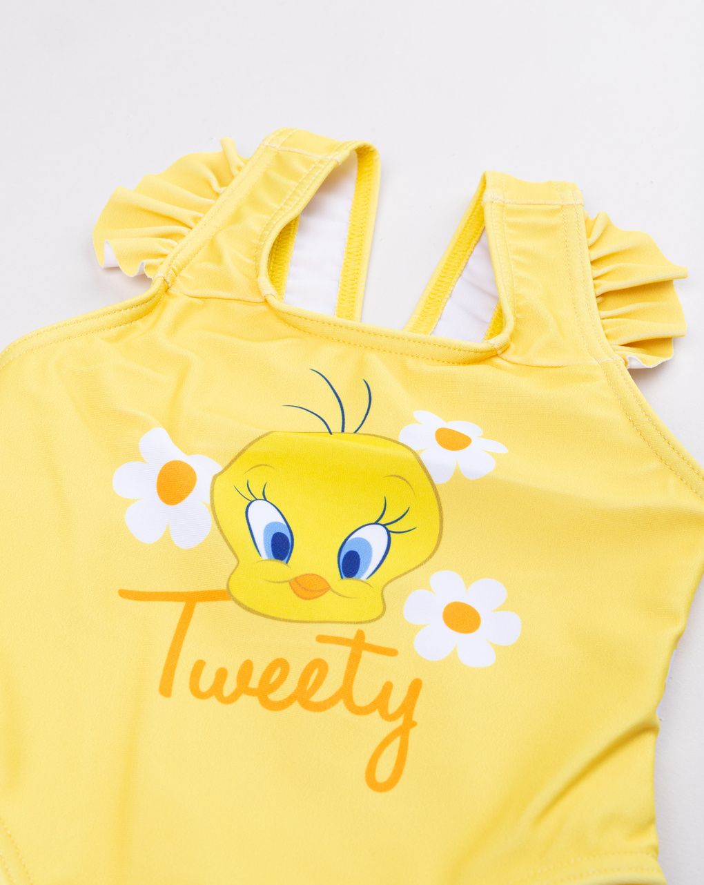 Costume intero bimba tweety con volant