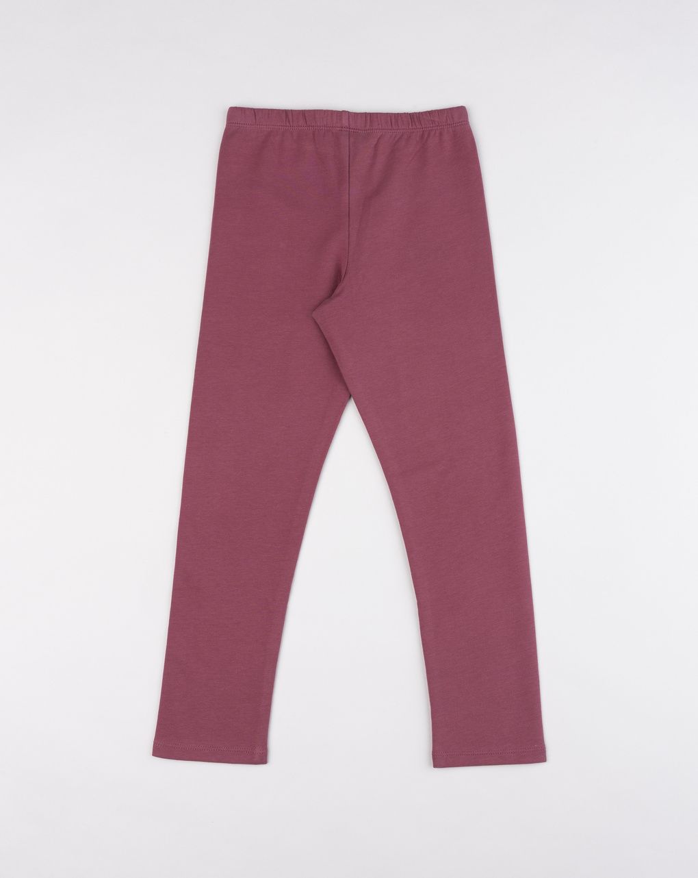 Legging bambina bordeaux ricamo cuore