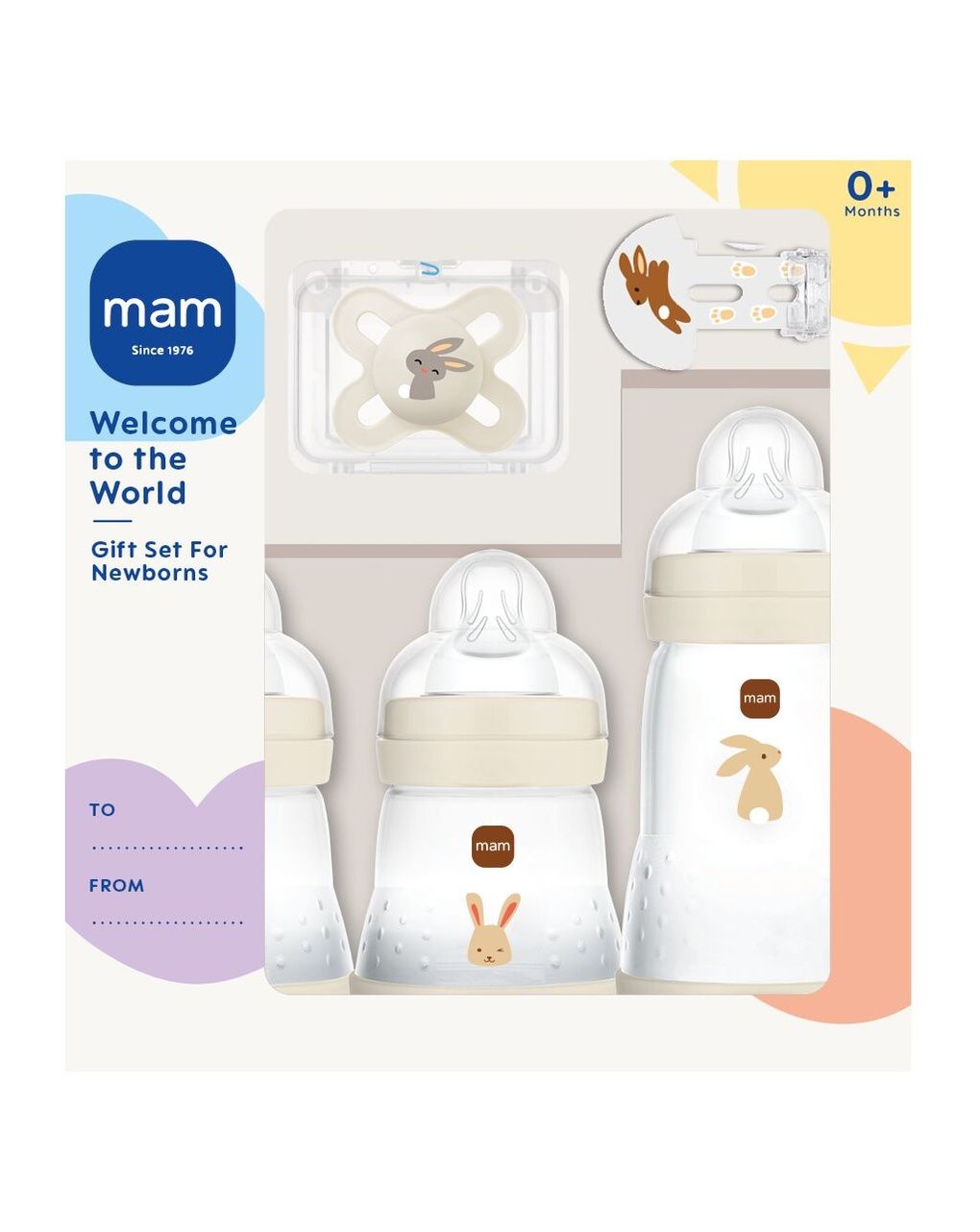 Welcome to the world confezione regalo beige - mam