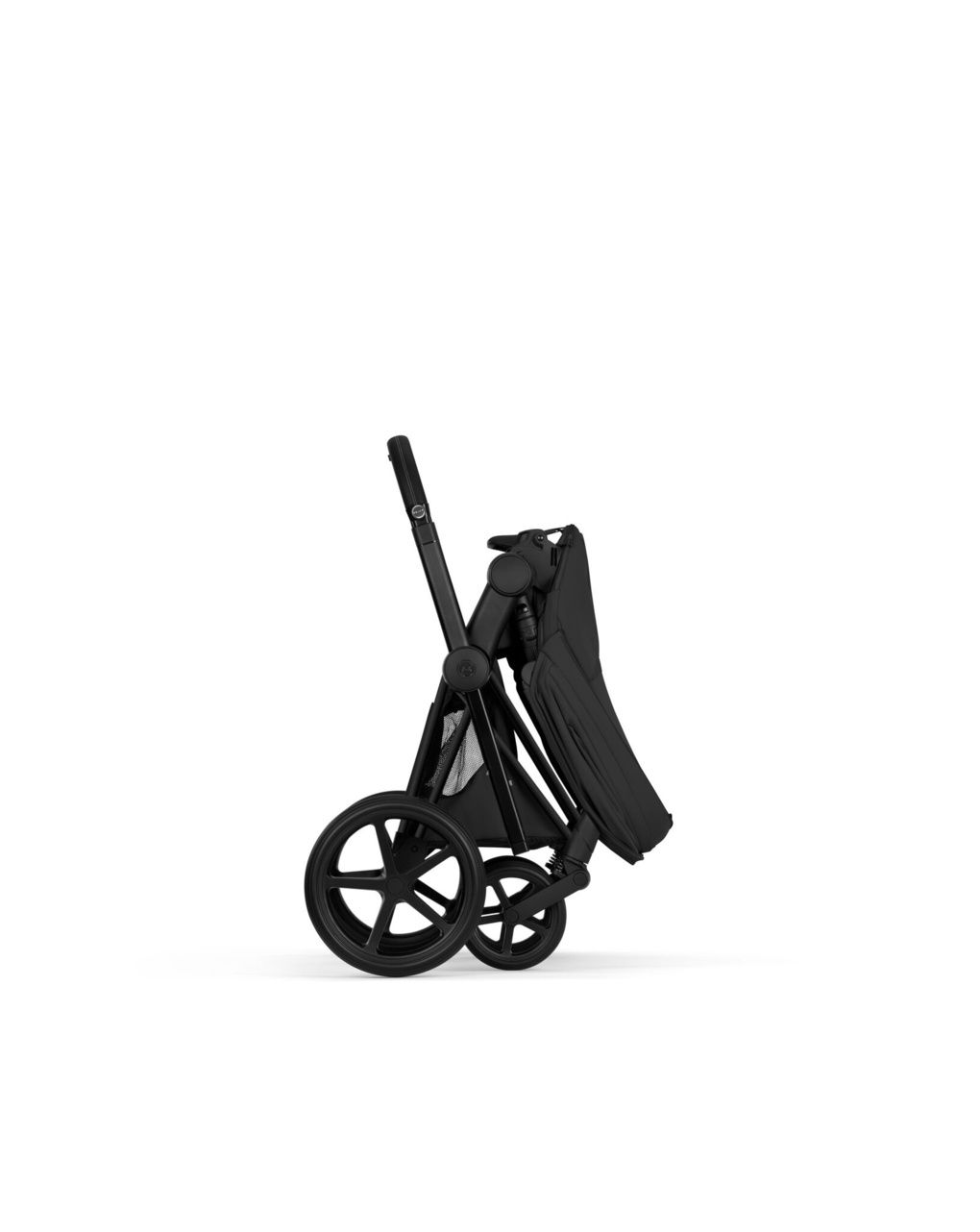 Duo priam comfort matt black incl. lux carry cot fold sepia black - cybex platinum