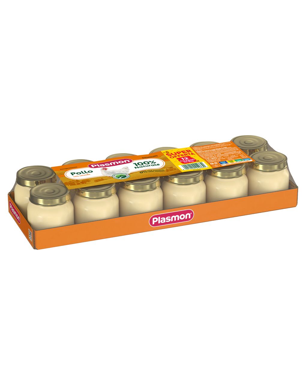 Omogeneizzato carne con pollo e cereale 12x80g - plasmon