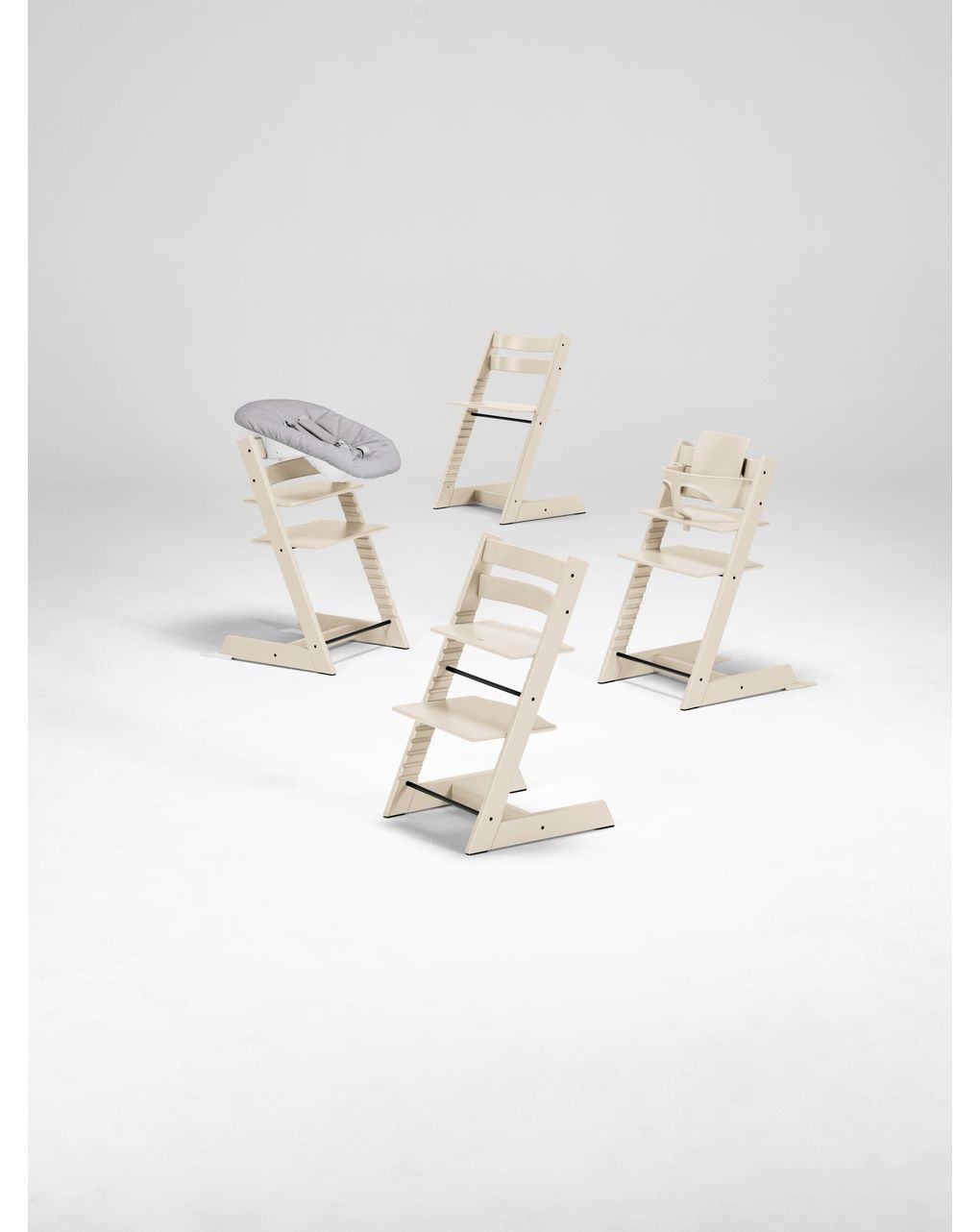 Sedia tripp trapp®  faggio - prodotto personalizzabile - vanilla white - stokke®