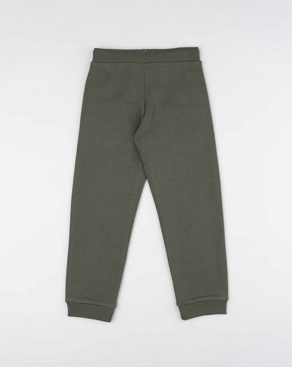 Pantalone bambino verde scuro con stampa