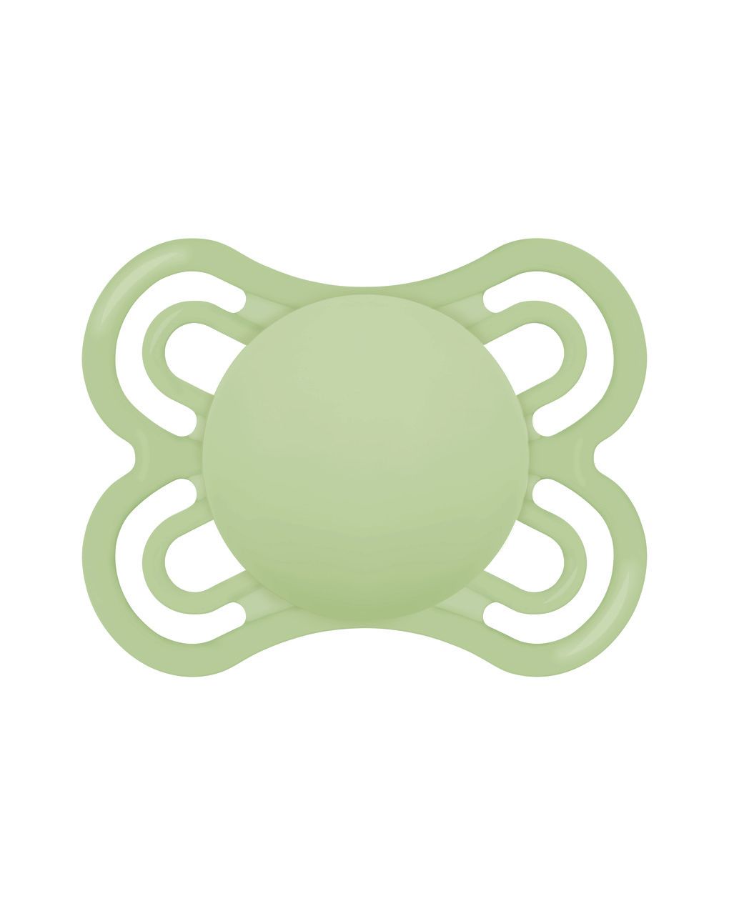 Mam perfect confezione doppia succhietto 2-6 mesi (set da 2), ciuccio mam 2-6 mesi in silicone per un sano sviluppo orale, azzurro/verde