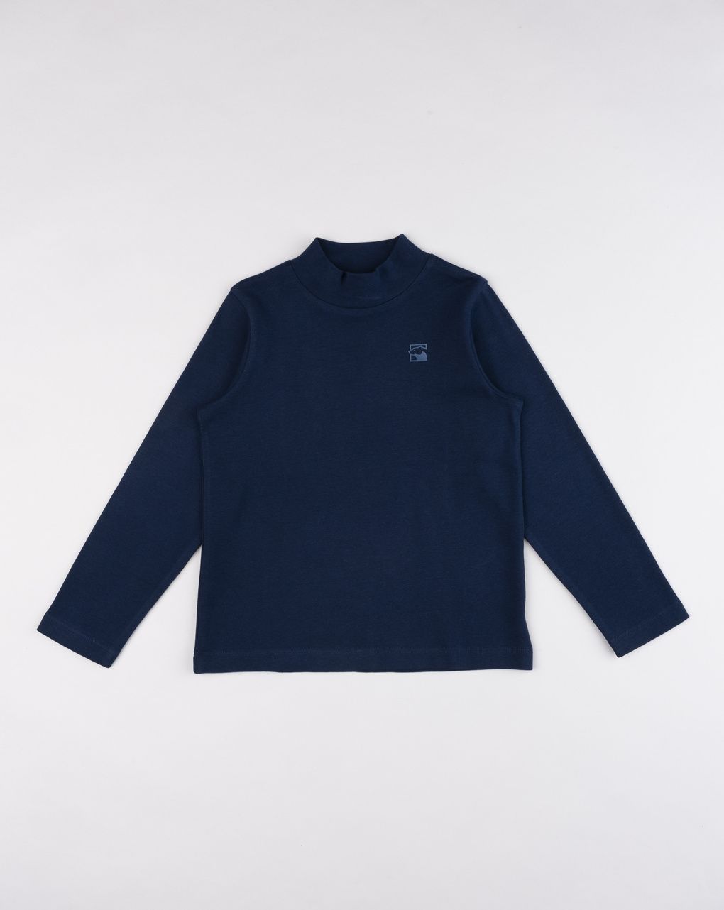Lupetto da bambino con patch total blu