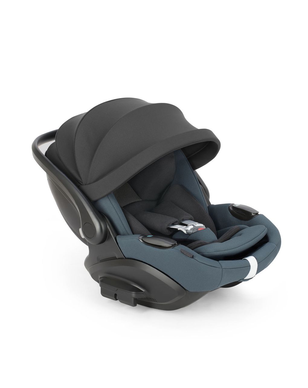 Aptica xt system quattro - himalaya blue con telaio black e seggiolino auto darwin infant recline evo - inglesina