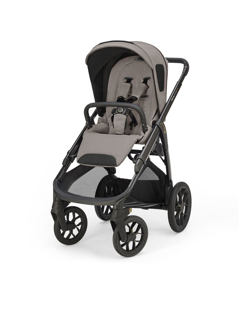 Aptica xt system quattro - tundra beige con telaio black e seggiolino auto darwin infant recline evo - inglesina