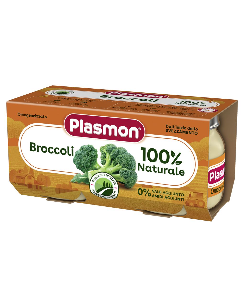 Omogeneizzato broccoli 2x80g - plasmon