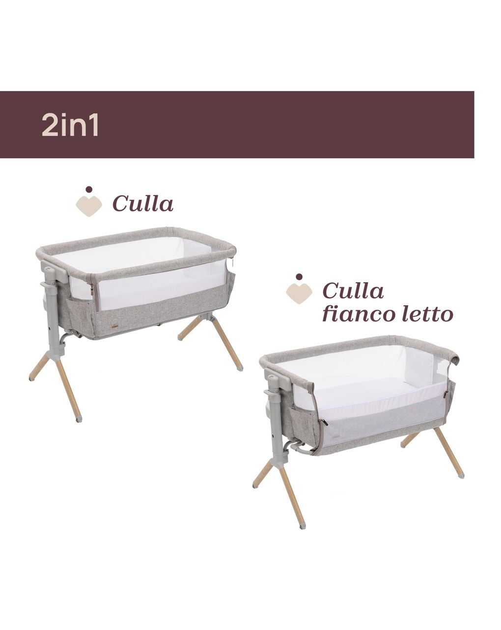 Culla next2me armonia scandinavian - chicco