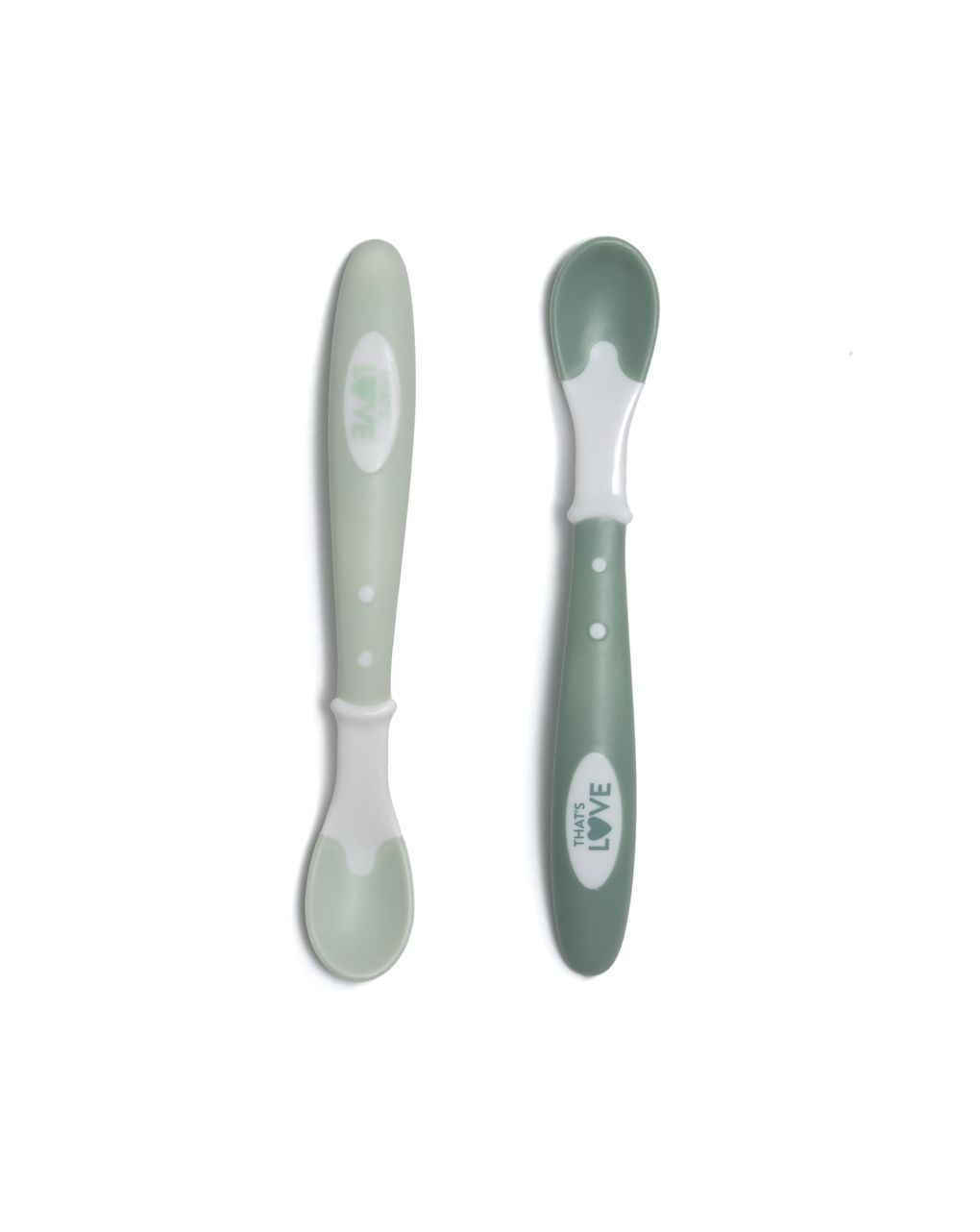 Set 2 cucchiai 10m+ morbido green - that's love
