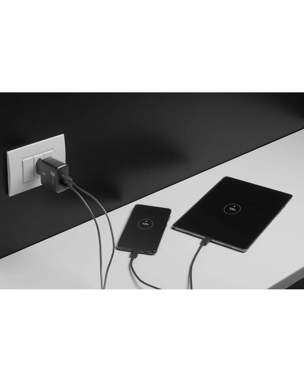 Caricabatterie 25w - doppia porta usb a+c - nero - per dispositivi samsung - cellularline