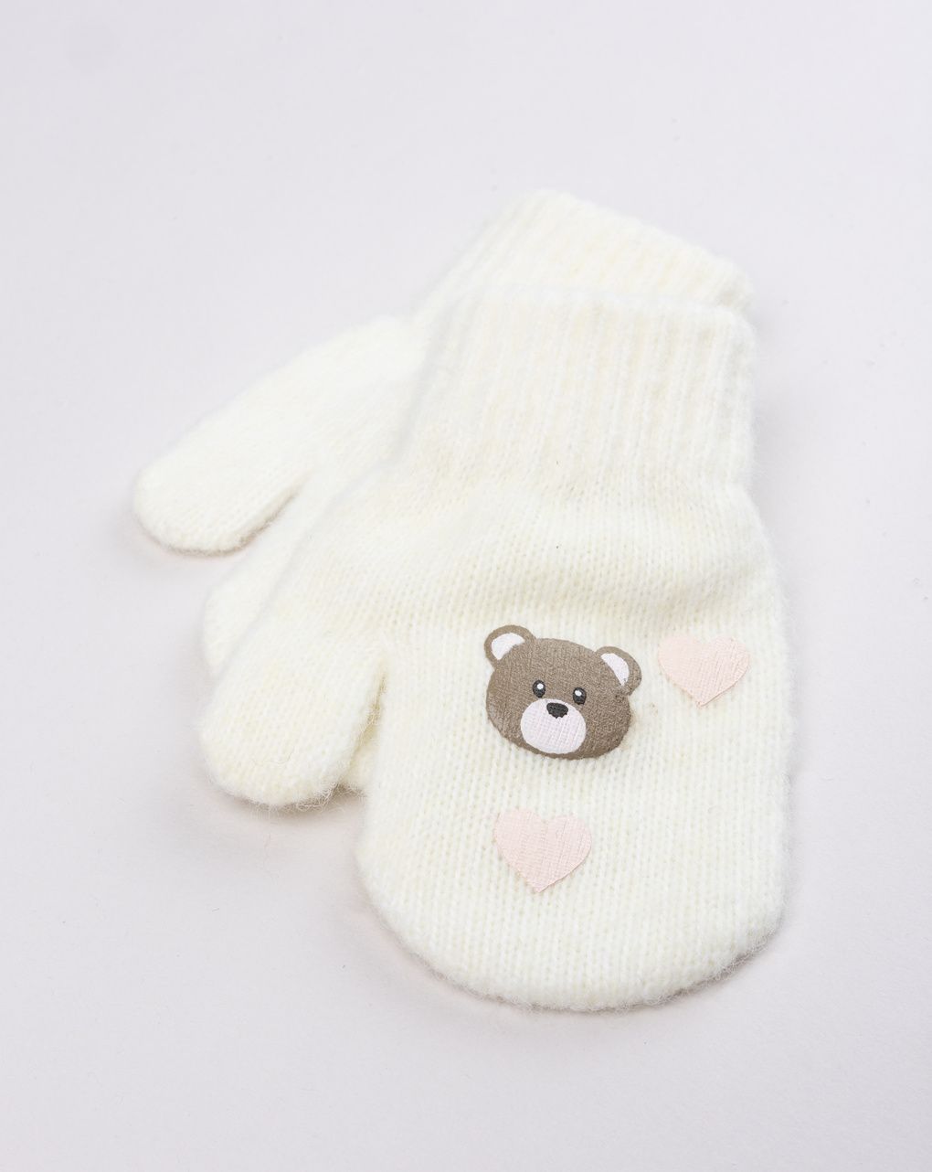Muffole tricot bimba panna orsetti