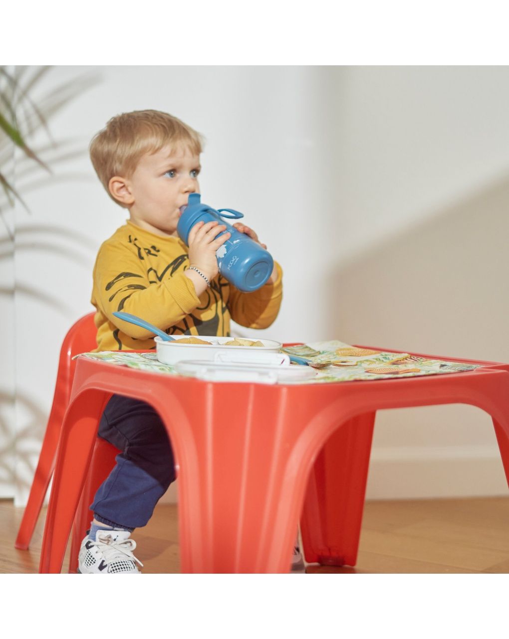 Borraccia bimbi termica in acciaio da 500ml - 4441 / powder blue - nuvita