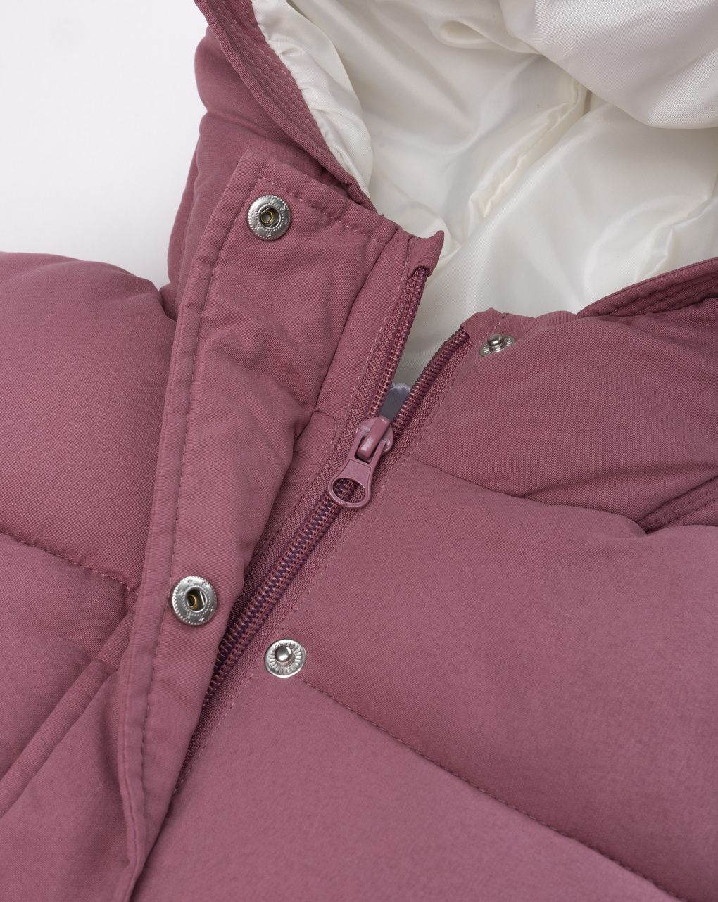 Giacca invernale bambina piumino bordeaux trapuntato a quadri