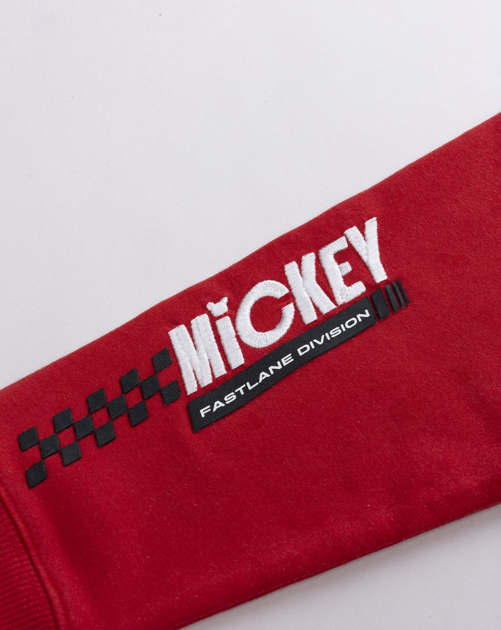Felpa bambino rossa con cappuccio disney topolino