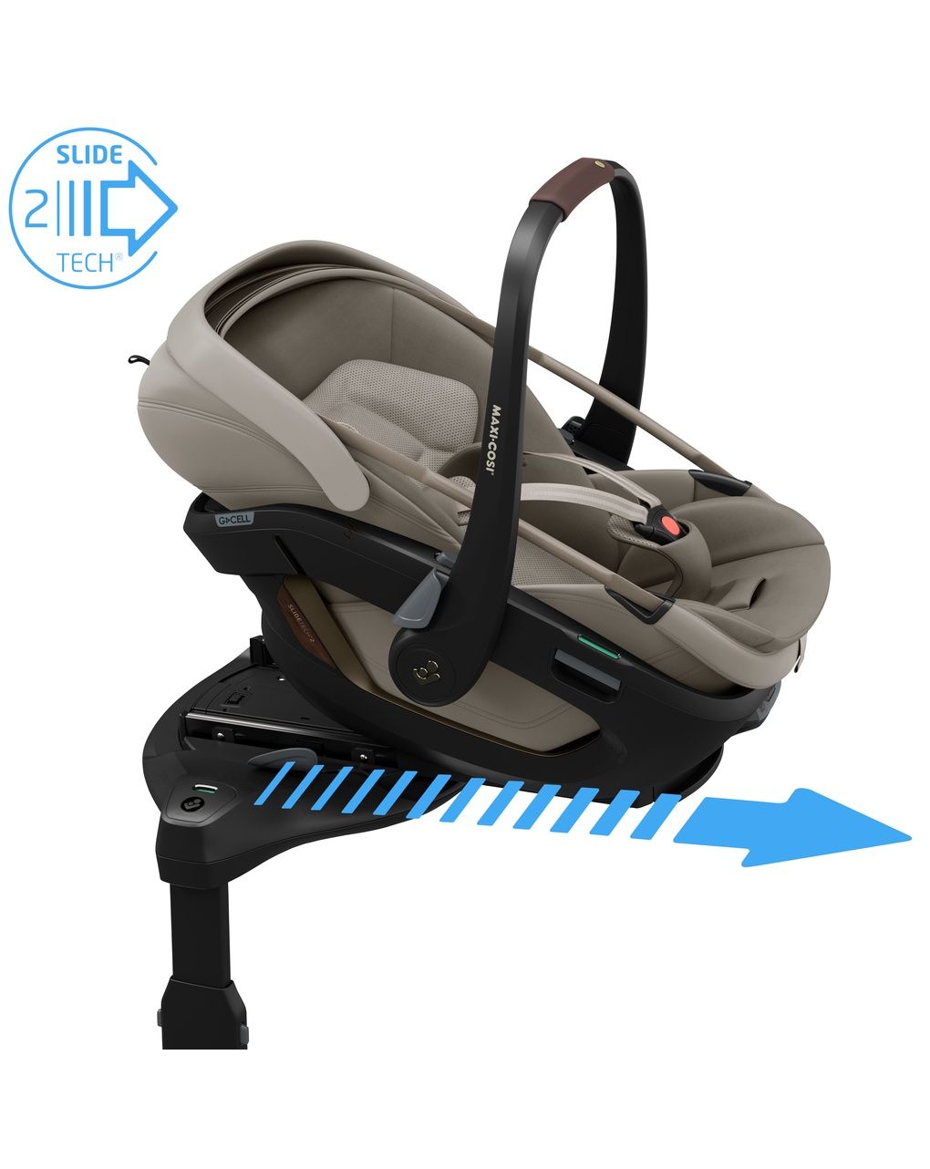 Seggiolino auto coral slide pro - sapphire sand - maxi-cosi
