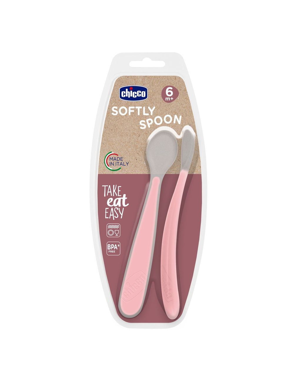 Cucchiaino soft doppio 6m+ bimba - chicco