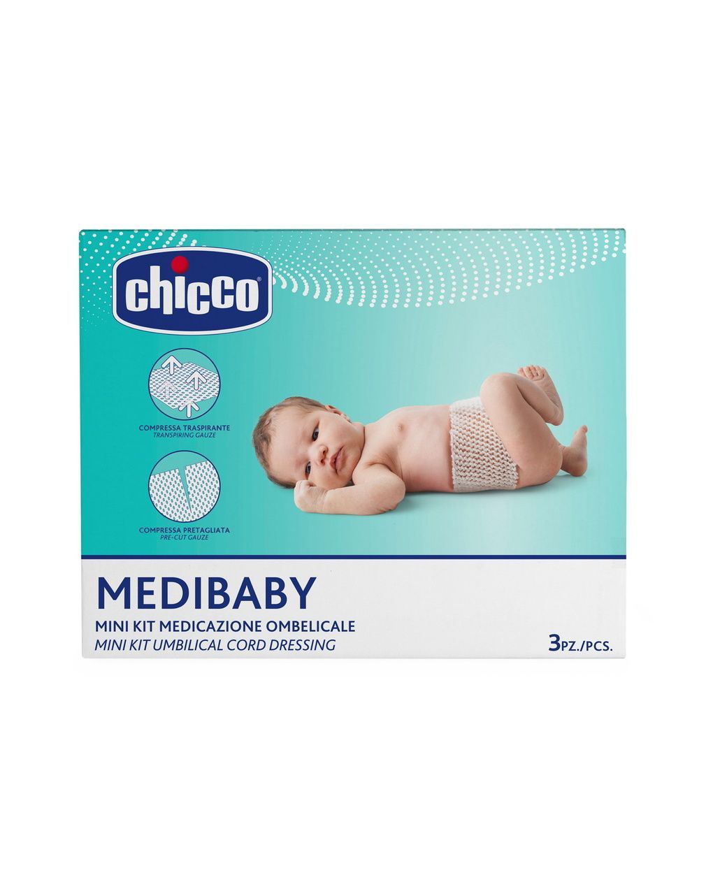 Mini kit medicazione ombelicale - chicco