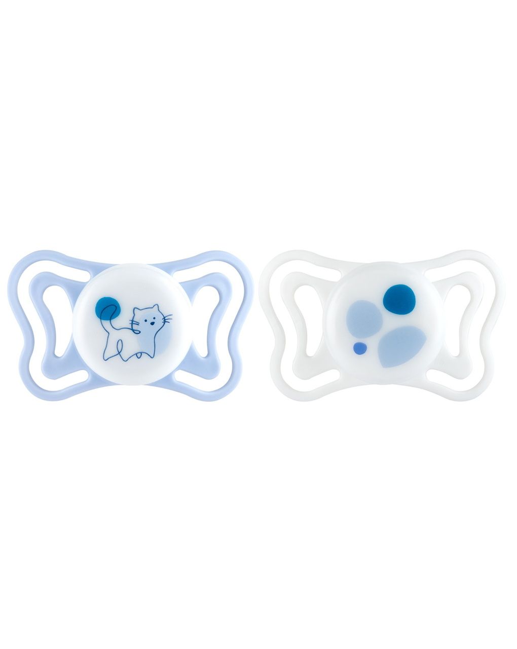 Succhietto physioforma light azzurro 2-6m - chicco