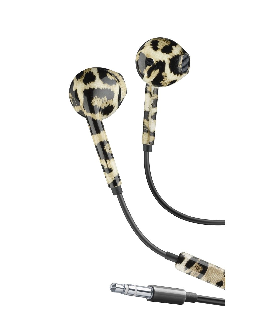 Auricolari capsula con microfono e jack 3.5 animalier - music sound