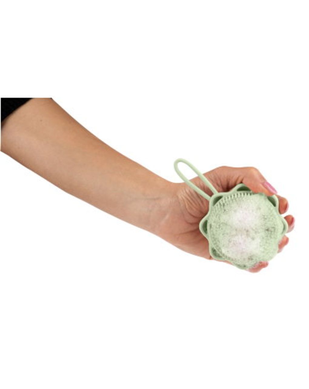 Spazzola corpo con dispenser verde - chicco