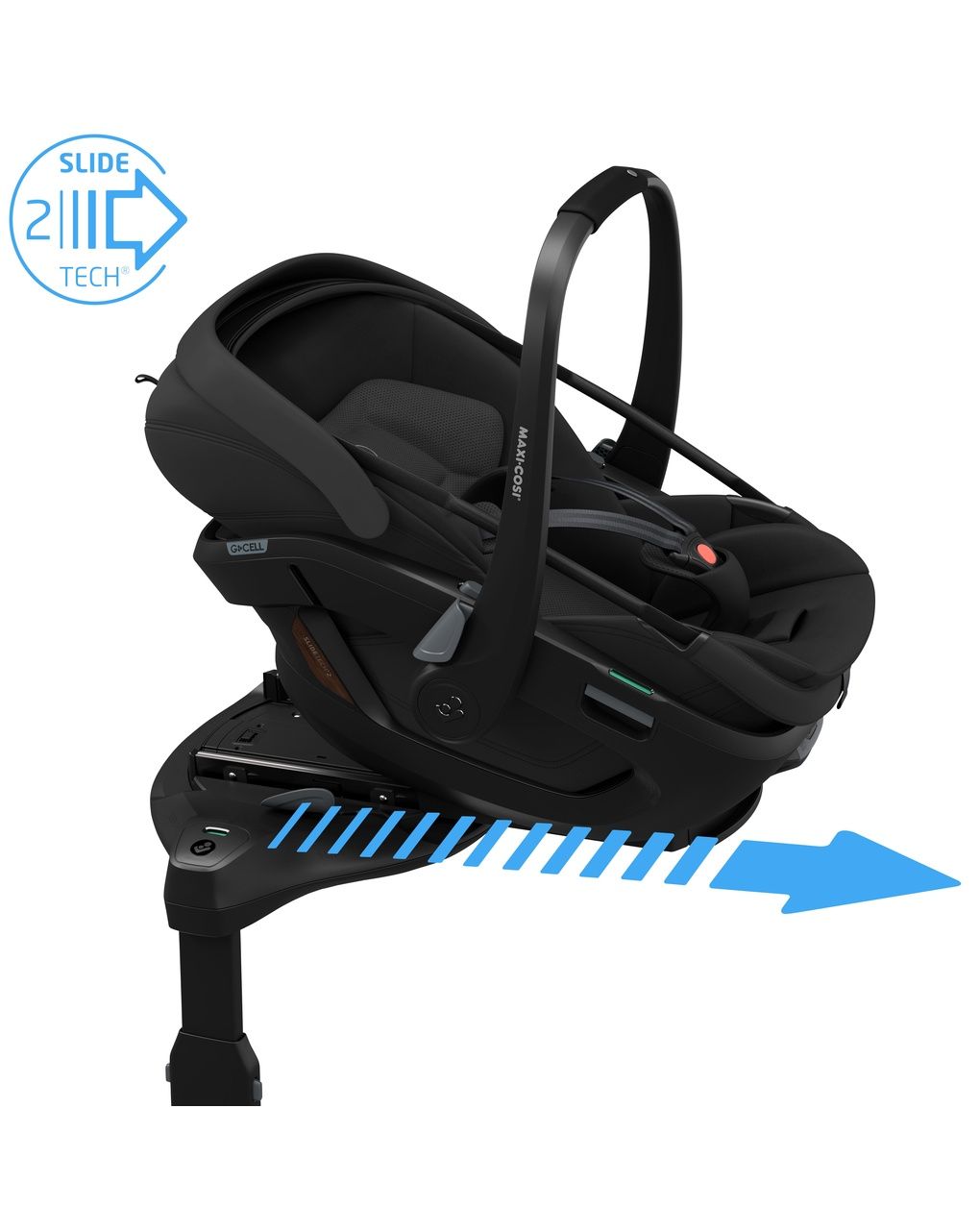 Seggiolino auto coral slide pro - onyx black - maxi-cosi