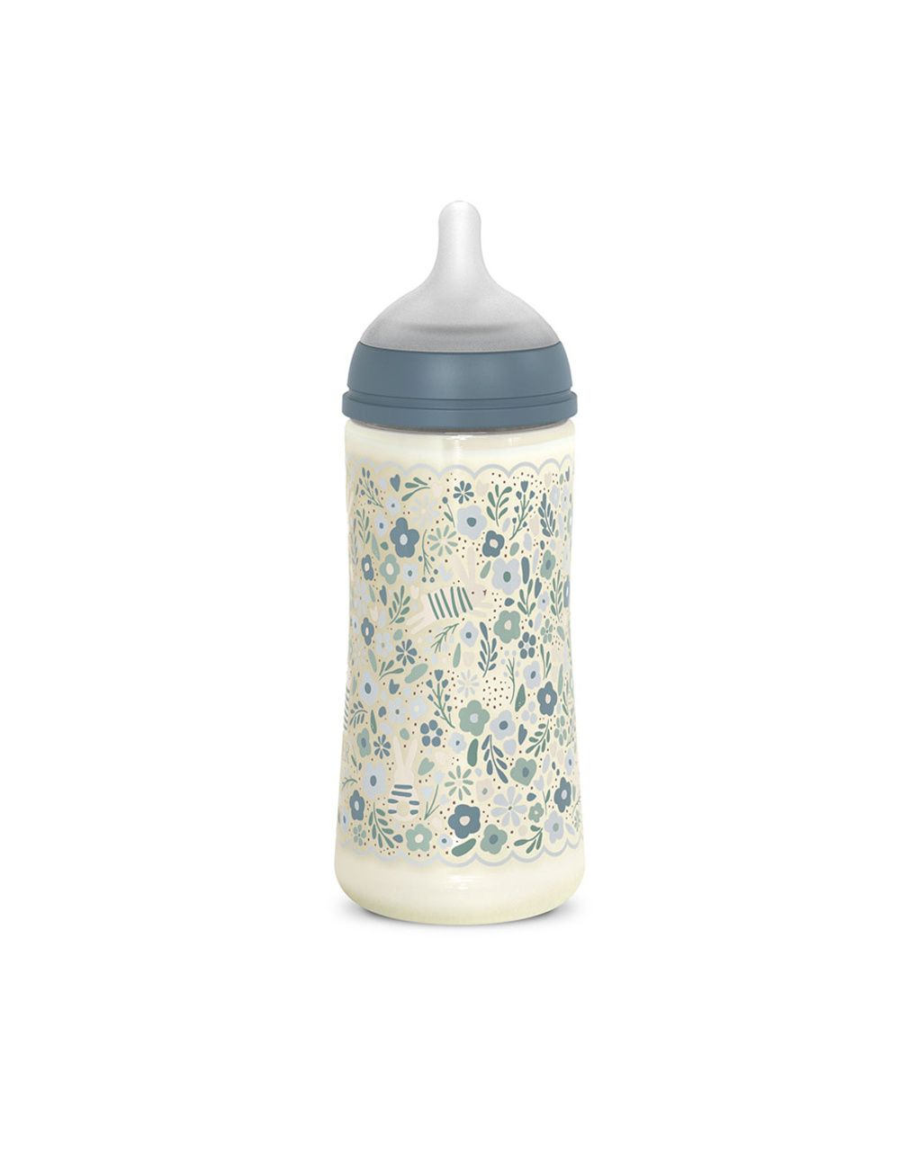 Wonderland biberon 360ml fl l liberty azzurro  - suavinex