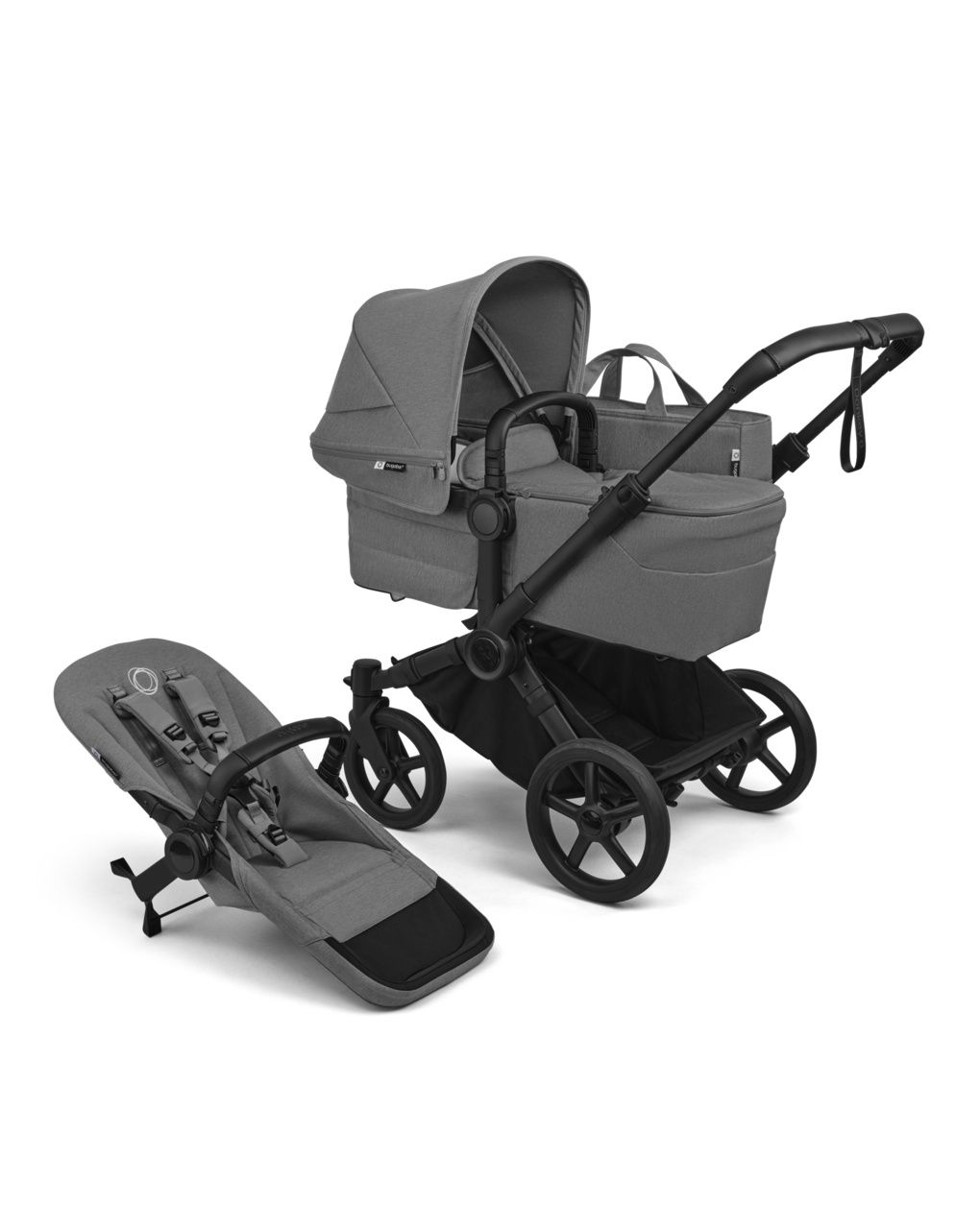 Duo donkey 6 moon grey - bugaboo