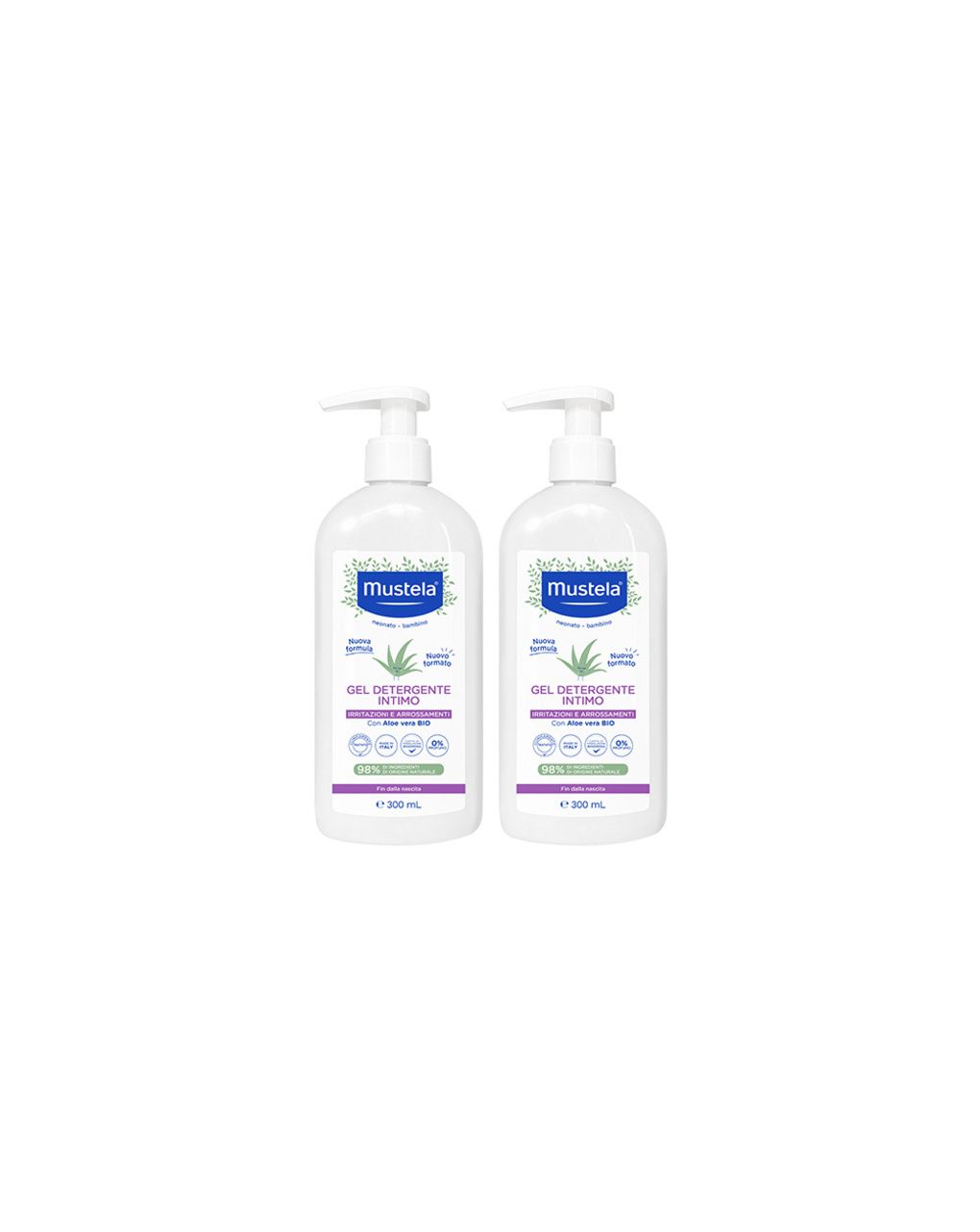 Bipack gel detergente intimo 300ml - mustela
